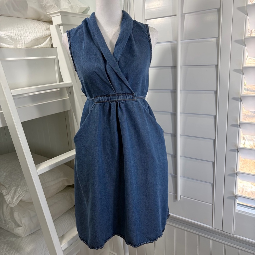 a loves a Lyocell Blue Denim Dress (S) - Picture 4 of 10